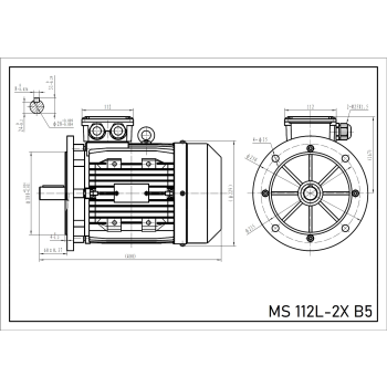 Silnik elektryczny 7,5kW 2800 obr/min. 112 B5